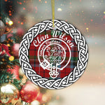 Scotstee Shop - Wilson Clan Tartan Crest Badge Plaid Ornament Gift. Christmas Tree Ornament Tartan Ornament Great Christmas Ornaments Gift