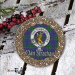 Scotstee Shop - Strachan Celtic Ring Plaid Ornament Gift. Christmas Tree Ornament Tartan Ornament Great Christmas Ornaments Gift