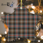 Sutherland Weathered Tartan Ornament Star Ornament, Christmas Star Decorations, ceramic ornament, Plaid Star Ceramic Ornament, Christmas Ornament Decorations Gift