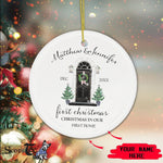 Scotstee Shop - Personalize Name Family First Christmas Home Holiday Christmas Gift Ornament