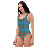 Scotstee Shop Women Swimsuite Clan Agnew Ancient Tartan Sexy One Piece Swimsuit