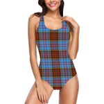 Scotstee Shop Women Swimsuite Clan Anderson Modern Tartan Plaid Sexy One Piece Swimsuit