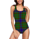 Scotstee Shop Women Swimsuite Clan Adam Hunting Tartan Sexy One Piece Swimsuit