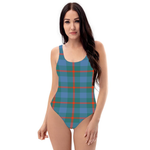 Scotstee Shop Women Swimsuite Clan Agnew Ancient Tartan Sexy One Piece Swimsuit