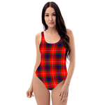 Scotstee Shop Women Swimsuite Clan Abernethy Tartan Plaid Sexy One Piece Swimsuit