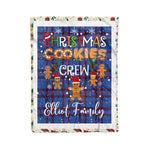 Products Personalized Gift Tartan Plaid Blanket Clan Elliot With Christmas Cookie Baking Crew Christmas Gift Blanket, Plaid Blanket, Christmas Fleece Blanket, Christmas Blanket, Tartan Blanket, Scottish Blanket, Scotland Blanket, Family Name Blanket, Custom Blanket, Personalized Blanket