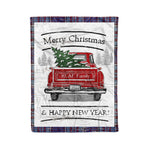 Tartan Blanket Vintage Red Truck with Christmas Tree Family Scottish Clan RCAF plaid blanket, red plaid blanket, buffalo plaid blanket, green plaid blanket, plaid fleece blanket, blue plaid blanket, red tartan blanket, tartan plaid blanket, black and white plaid blanket, , christmas plaid blanket, orange plaid blanket, tartan plaid throw blanket, pink plaid blanket, brown plaid blanket, buffalo check blanket