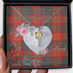 Gift For My Beautiful Girlfriend Necklace Valentine Necklace Clan MacNab Ancient Tartan Cross Dancing Necklace Scottish Tartan Jewelry