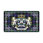 Doormat - Welcome Mat Scottish Fletcher Modern Tartan Door Mat, Plaid Doormat