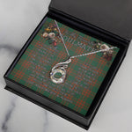 To My Beautiful Soulmate Necklace In Your Eyes I Have Found My Home Clan Menzies Green Ancient Tartan Rising Phoenix Necklace
