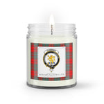 Soy Wax Candle - Buffalo Plaid Candle Clan Crest Badge Cumming Tartan Plaid Soy Wax Candle, oil candle, candle handmade, wax candle, soy wax, nature wax, natural soy wax, natural soy candles, natural candle
