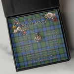 To My Beautiful Soulmate Necklace In Your Eyes I Have Found My Home Clan MacLaren Ancient Tartan Crown Pendant Necklace