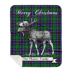 Scotstee Shop Plaid Tartan Blanket With Moose Clan Hunter of Peeblesshire Plaid Blanket, plaid blanket australia,plaid blanket canada,plaid christmas blanket,plaid fleece sherpa blanket,plaid sherpa blanket canada,plaid sherpa blanket lipstick,plaid sherpa blanket pink,plaid sherpa blanket queen