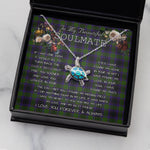 Sea Turtle Necklace To My Beautiful Soulmate Necklace In Your Eyes I Have Found My Home Clan Lumsden Hunting Tartan Blue Turtle Necklace