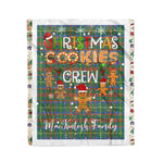 Personalized Gift Tartan Plaid Blanket Clan MacKintosh Hunting With Christmas Cookie Baking Crew Christmas Gift Blanket, Plaid Blanket, Christmas Fleece Blanket, Christmas Blanket, Tartan Blanket, Scottish Blanket, Scotland Blanket, Family Name Blanket, Custom Blanket, Personalized Blanket