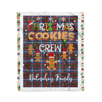 Products Personalized Gift Tartan Plaid Blanket Clan Dalmahoy With Christmas Cookie Baking Crew Christmas Gift Blanket, Plaid Blanket, Christmas Fleece Blanket, Christmas Blanket, Tartan Blanket, Scottish Blanket, Scotland Blanket, Family Name Blanket, Custom Blanket, Personalized Blanket