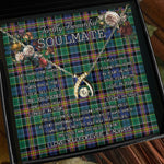 To My Beautiful Soulmate Necklace In Your Eyes I Have Found My Home Clan Allison Tartan Wishbone Dancing Necklace