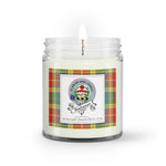 Soy Wax Candle - Buffalo Plaid Candle Clan Badge Buchanan Old Sett Tartan Plaid Soy Wax Candle, oil candle, candle handmade, wax candle, soy wax, nature wax, natural soy wax, natural soy candles, natural candle