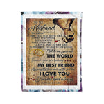 Scotstee Shop - Personalized Gift Letter To My Husband Always Love You Forever Fleece Blanket