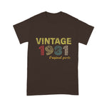 Vintage 1981 Cool 40 Year Old 40th Birthday Gift Birthday Shirt Funny 40th Birthday T Shirts - Scotstee Shop