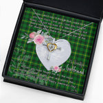 Gift For My Beautiful Girlfriend Necklace Valentine Necklace Clan MacArthur Tartan Cross Dancing Necklace Scottish Tartan Jewelry