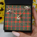 To My Beautiful Soulmate Necklace In Your Eyes I Have Found My Home Clan MacLachlan Modern Tartan Wishbone Dancing Necklace