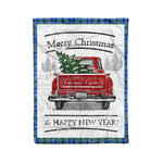 Tartan Blanket Vintage Red Truck with Christmas Tree Family Scottish Clan Falconer plaid blanket, red plaid blanket, buffalo plaid blanket, green plaid blanket, plaid fleece blanket, blue plaid blanket, red tartan blanket, tartan plaid blanket, black and white plaid blanket, , christmas plaid blanket, orange plaid blanket, tartan plaid throw blanket, pink plaid blanket, brown plaid blanket, buffalo check blanket
