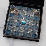 Sea Turtle Necklace To My Beautiful Soulmate Necklace In Your Eyes I Have Found My Home Clan Napier Tartan Blue Turtle Necklace