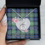 Rising Phoenix Necklace - Valentine Necklace Clan Sutherland Ancient Tartan Gift for Girlfriend, Gift for My Wife Rising Phoenix Necklace