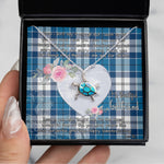 Sea Turtle Necklace Gift for My Beautiful Girlfriend Valentines Necklace Clan Roberton Tartan Blue Turtle Necklace, Valentine Necklace Gift for Girlfriend Clan Mitchell Ancient Tartan Sunflower Pendant Necklace, Scottish Tartan Jewelry, valentine necklace, necklace girlfriend, necklace for wife, cute necklaces for girlfriend, jewelry for girlfriend, to my soulmate necklace, to my future wife necklace