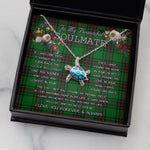 Sea Turtle Necklace To My Beautiful Soulmate Necklace In Your Eyes I Have Found My Home Clan Kirkcaldy Tartan Blue Turtle Necklace