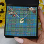 To My Beautiful Soulmate Necklace In Your Eyes I Have Found My Home Clan Lockhart Tartan Wishbone Dancing Necklace
