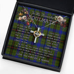 To My Beautiful Soulmate Necklace In Your Eyes I Have Found My Home Clan Dawson Tartan Cross Dancing Necklace