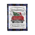 Tartan Blanket Vintage Red Truck with Christmas Tree Family Scottish Clan Angus Modern plaid blanket, red plaid blanket, buffalo plaid blanket, green plaid blanket, plaid fleece blanket, blue plaid blanket, red tartan blanket, tartan plaid blanket, black and white plaid blanket, , christmas plaid blanket, orange plaid blanket, tartan plaid throw blanket, pink plaid blanket, brown plaid blanket, buffalo check blanket