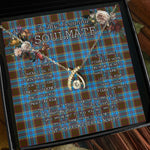 To My Beautiful Soulmate Necklace In Your Eyes I Have Found My Home Clan Anderson Tartan Wishbone Dancing Necklace