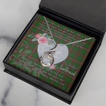 Rising Phoenix Necklace - Valentine Necklace Clan MacKinnon Hunting Modern Tartan Gift for Girlfriend, Gift for My Wife Rising Phoenix Necklace