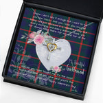 Gift For My Beautiful Girlfriend Necklace Valentine Necklace Clan Agnew Tartan Cross Dancing Necklace Scottish Tartan Jewelry
