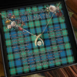 To My Beautiful Soulmate Necklace In Your Eyes I Have Found My Home Clan Gunn Ancient Tartan Wishbone Dancing Necklace