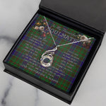 To My Beautiful Soulmate Necklace In Your Eyes I Have Found My Home Clan Adam Hunting Tartan Rising Phoenix Necklace