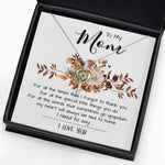 Cross Dancing Necklace - Mom Necklace, Mom Gift From Daughter, Mother Day Necklace Meaningful For Mom Christmas Gift For Mom Neckalce