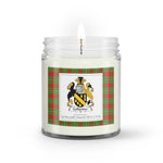 Soy Wax Candle - Buffalo Plaid Candle Callander Family Crest Tartan Plaid Soy Wax Candle, oil candle, candle handmade, wax candle, soy wax, nature wax, natural soy wax, natural soy candles, natural candle