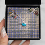 Sea Turtle Necklace To My Beautiful Soulmate Necklace In Your Eyes I Have Found My Home Clan Hannay Grey Tartan Blue Turtle Necklace, Valentine Necklace Gift for Girlfriend Clan Mitchell Ancient Tartan Sunflower Pendant Necklace, Scottish Tartan Jewelry, valentine necklace, necklace girlfriend, necklace for wife, cute necklaces for girlfriend, jewelry for girlfriend, to my soulmate necklace, to my future wife necklace