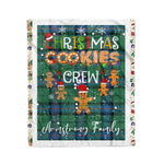 Personalized Gift Tartan Plaid Blanket Clan Armstrong Ancient With Christmas Cookie Baking Crew Christmas Gift Blanket, Plaid Blanket, Christmas Fleece Blanket, Christmas Blanket, Tartan Blanket, Scottish Blanket, Scotland Blanket, Family Name Blanket, Custom Blanket, Personalized Blanket