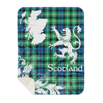 Sherpa Blanket - Tartan Blanket Thistle and Lion Scottish Clan Graham Of Montrose Ancient Plaid Blanket, plaid sherpa blanket queen,purple sherpa blanket,queen sherpa blanket,queen size sherpa blanket,red sherpa blanket,scottish tartan blankets,sherpa blanket,sherpa christmas blanket