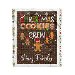 Personalized Gift Tartan Plaid Blanket Clan Innes of Cowie With Christmas Cookie Baking Crew Christmas Gift Blanket, Plaid Blanket, Christmas Fleece Blanket, Christmas Blanket, Tartan Blanket, Scottish Blanket, Scotland Blanket, Family Name Blanket, Custom Blanket, Personalized Blanket