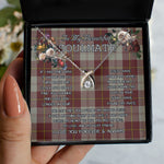 valentine necklace, necklace girlfriend, necklace for wife, cute necklaces for girlfriend, jewelry for girlfriend, to my soulmate necklace, to my future wife necklace, heart necklace for girlfriend, tartan heart necklace,