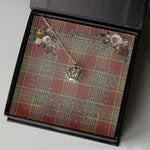 To My Beautiful Soulmate Necklace In Your Eyes I Have Found My Home Clan MacGillivray Ancient Tartan Crown Pendant Necklace