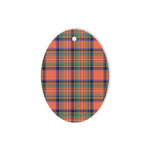 Stewart Royal Ancient Tartan Oval Ornaments, Christmas Tree Ornament, Plaid Christmas Ornaments, Ceramic Oval Christmas Tree Decoration, Tartan Oval Ornaments, Christmas Tree Ornament, Plaid Christmas Ornaments, Ceramic Oval Christmas Tree Decoration