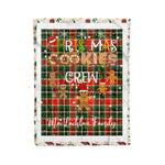 Personalized Gift Tartan Plaid Blanket Clan MacLachlan Modern With Christmas Cookie Baking Crew Christmas Gift Blanket, Plaid Blanket, Christmas Fleece Blanket, Christmas Blanket, Tartan Blanket, Scottish Blanket, Scotland Blanket, Family Name Blanket, Custom Blanket, Personalized Blanket