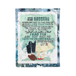 Scotstee Shop - Personalized Gift Quote For Husband When We Get To The End Family Gifts Fleece Blanket